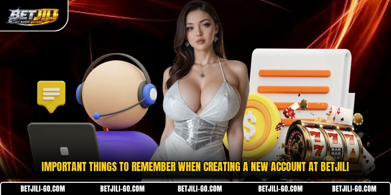 Important things to remember when creating a new account at BETJILI