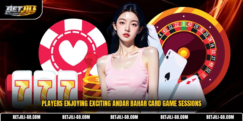 Players enjoying exciting Andar Bahar card game sessions