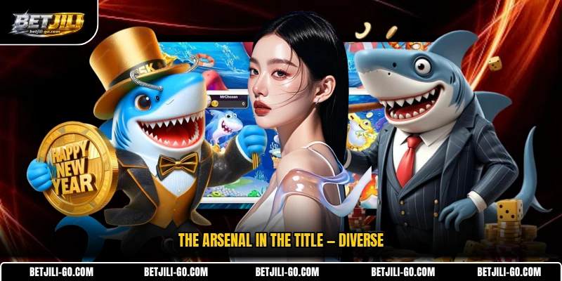 The arsenal in the title — diverse